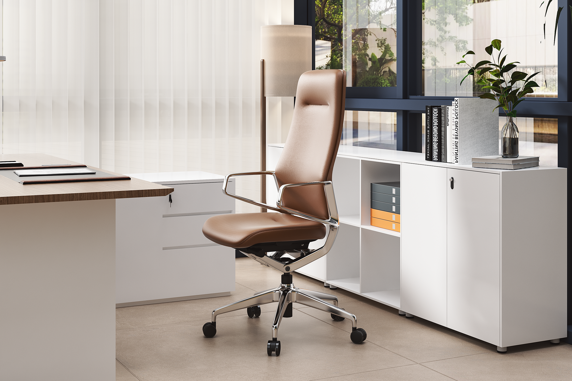 Goodtone Dostawca krzeseł biurowych Arico Skórzane krzesło biurowe