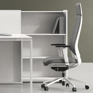 Goodtone multifunctionele, stoffen ergonomische stoel met hoge rugleuning