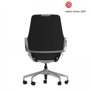 Ergonomic Leather Office Chair Low Back