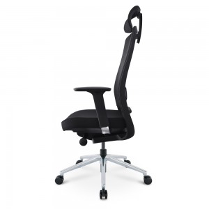 Zwarte mesh verstelbare ergonomische bureaustoel