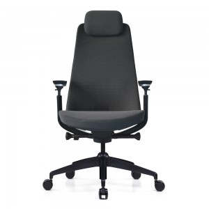 Cadeira de escritório para computador com encosto alto em tecido ergonômico com preço de fábrica
