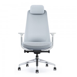 Cadeira de escritório ergonômica empresarial com suporte lombar ajustável