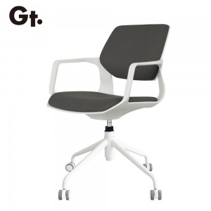 Wachtstoelen met lage rugleuning, draaibare stof en in hoogte verstelbaar