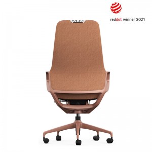 Cadeira de escritório moderna em couro