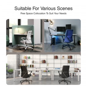 Modernes Design, beste Qualität, bequemer, höhenverstellbarer, drehbarer, ergonomischer Computer-Bürostuhl mit hoher Rückenlehne