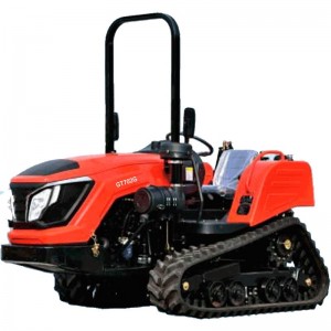 100% Original Agricultural Machinery Triangle Crawler-Type 90HP Farm Tractor with Rotary Tiller for Sale