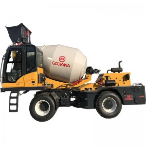 Best Price on High Mixing Efficiency Self Propelled 4m3 Self Loading Concrete Mixer Truck