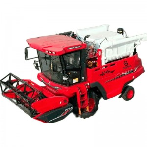 Supply ODM Agricultural Self-Propelled Wheel Type Maize Corn Wheat Rice Grain Combine Harvester