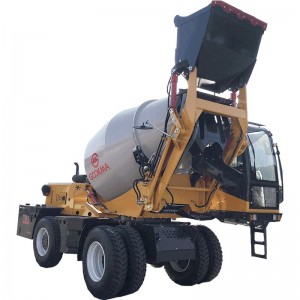 Quots for Mixer Truck 2cbm/3.5m3/4m3/5cbm/6 Cbm Small Mini Self Loading Concrete Truck Mixer with Pump for Construction Equipment