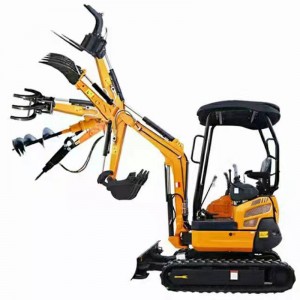 Manufacturer for Factory Price Cheap for Sale 1.8 Ton 2 T 2.5t Closed Cabin Mini Digger Best Selling EPA 4 Euro 5 Crawler Excavator Mini Small Hydraulic Excavator with OEM ODM