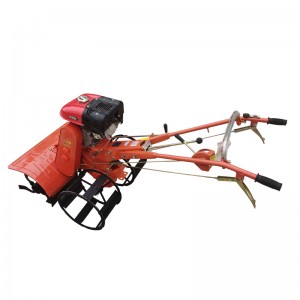 Hand Held Ploughing Machine mini power tiller Mini Tractor Rotary mini power tiller