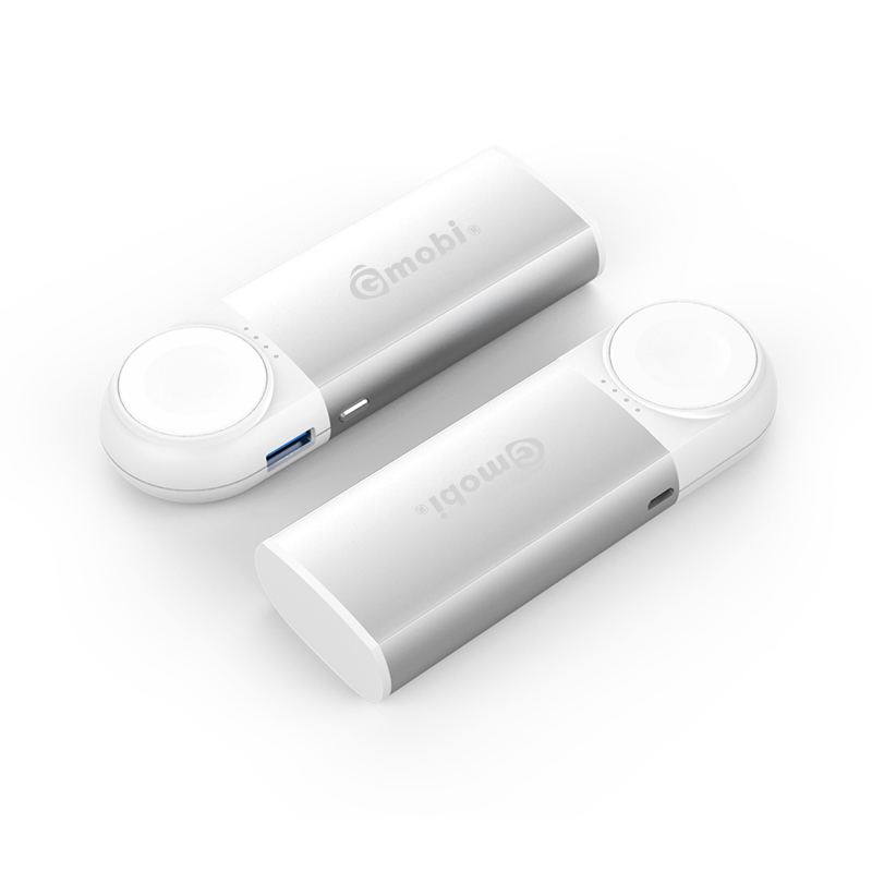 Best New Wireless Charging Power Bank Suppliers –  2 in 1 Wireless Charger Apple Watch Power bank 5200 mAh – Gopod
