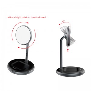 Magnetic 2 in 1 Wireless Charging Stand for iPhone and Airpods