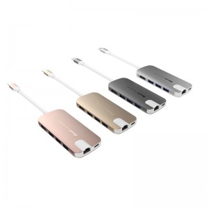 Best New USB-C Hubs Suppliers –  8 in 1 Multiport USB-C Hub – Gopod
