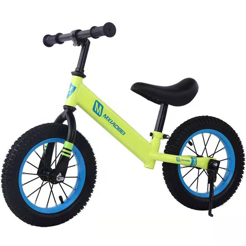 Hot Sale Green Children Training No Foot Pedal 8 Inch Balance Bike For 2-4 Years Old Kids