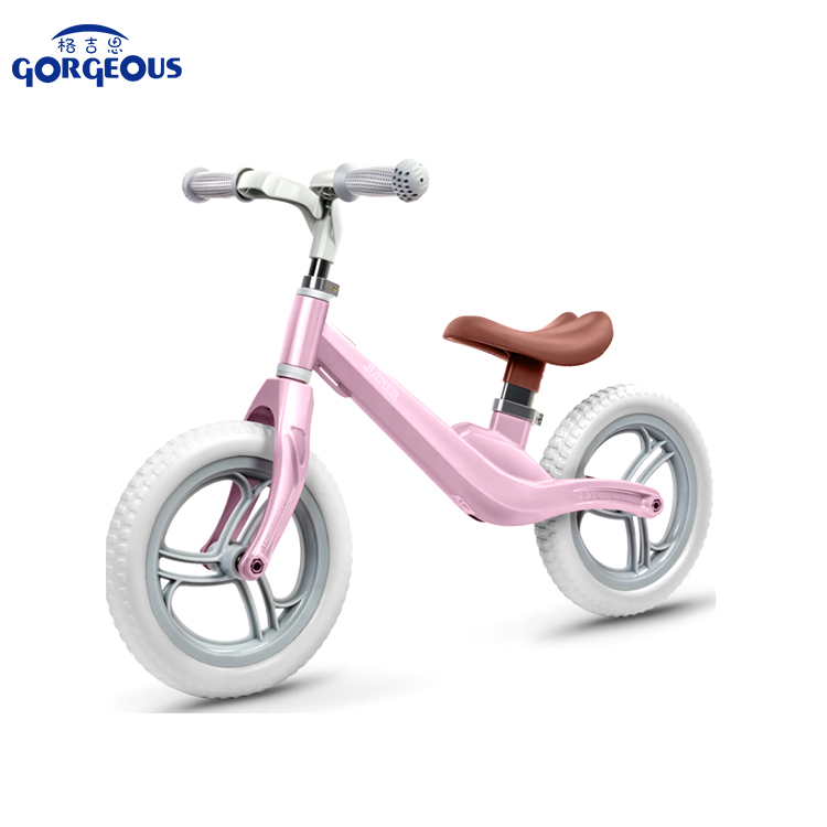 Superior Quality Bike Balance Bicycle Children Practice Pink Color Outdoor Balance Bike For Children Kids