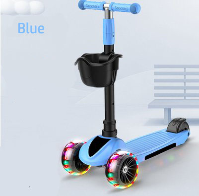 Custom Scooter Rocket Fold 3 Wheel Children Spray Scooter Pink Yellow Green Toys Baby Red Light Blue Foot Pedal Scooter For Kids