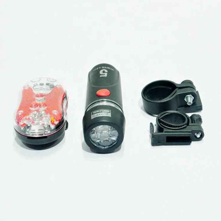 flashlight on bicycle/ spare lamp for children bike light factory cheap sale