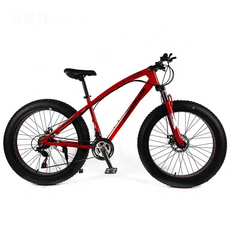 Factory wholesale price MTB snow bike with suspension fork / quad tandem fat bike wheels 26 / aluminum rim fat boy fat bike