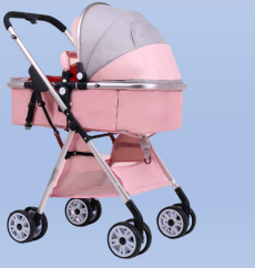 wholesale luxury baby stroller 3 in 1 baby pram black baby carriage for twins