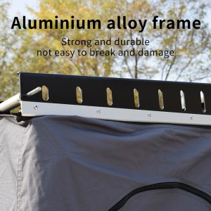 Aluminium Alloy Frame Easy Open Outdoor Car Shower Tent For Camping