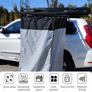 Wholesale Car Side Awning or Awning Aluminium shell Shower Room Outdoor Camping