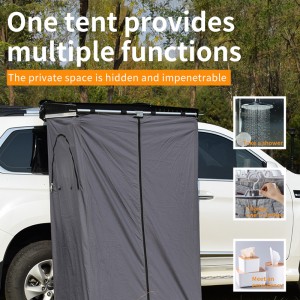 Aluminium Alloy Frame Easy Open Outdoor Car Shower Tent For Camping