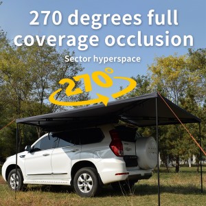 car side awning rooftop pull out tent shelter
