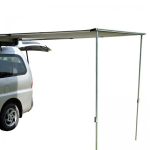 Car roof side awning