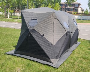 Factory Selling China Ice Fishing Shelter 2 Person Pop-up Ice Fishing Shelter Waterproof Portable Ice Tent for Outdoor Fishing