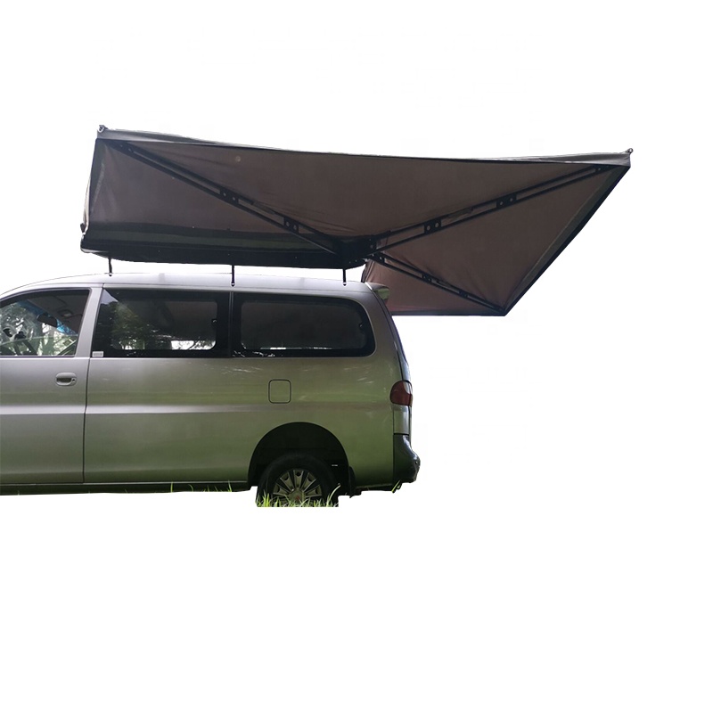 High definition Vehicle Awning - Legless retractable   road trip 300gsm / 600D SUV Car Side   270 degree Foxwing   Awning Tent with annex room – Arcadia