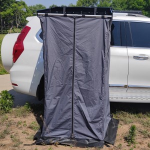 600D Oxford Fabric Aluminium Alloy Frame Easy Open Outdoor Car Shower Tent For Camping