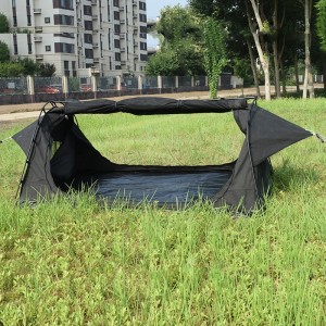 Australian 2 Person Aluminum Pole Canvas Waterproof Double Swag Tent For Outdoor Camping