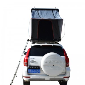 Best quality China 4WD Roof Tent Hard Shell Car Truck 2.3m Roof Top Tent Aluminium Telescopic Step Ladder for Camping and Travelling
