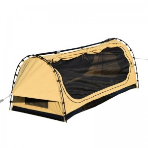 Camping canvas swag tent