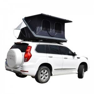 Best-Selling 4X4 Truck Camping Car Outdoor Hard Shell Roof Top Tent with Rack
