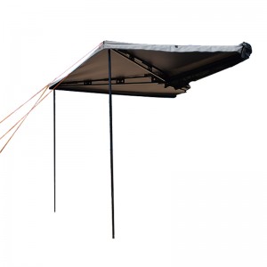 car side awning rooftop pull out tent shelter