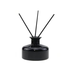 150 ml Glossy Black Reed Diffuser Glass Bottle with Ball Lids