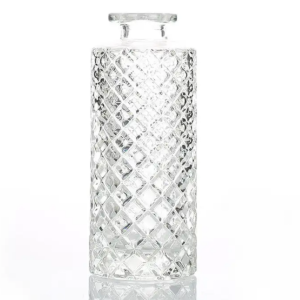 150ml 5oz Round Embossed Glass Bottles with Stopper