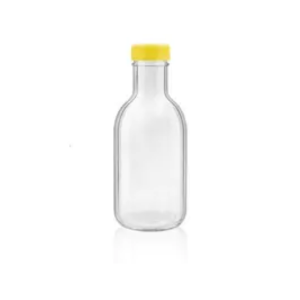 255ml Botol Kaca kanggo Wedang karo Tutup Plastik