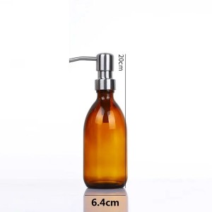 Steklenica za milo iz jantarne pene s črpalko