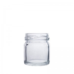 Mini glazen jampotje van 41 ml (1,5 oz) met deksel