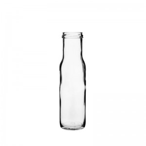 زجاجة صلصة زجاجية سداسية 250 مل (بالجملة)
