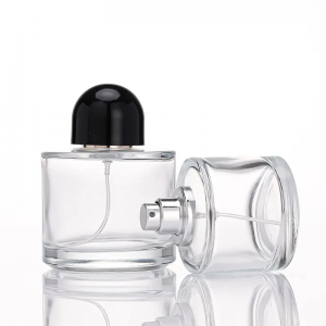 Cilindro formos kvepalų stiklinis buteliukas