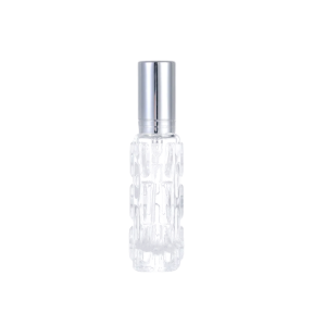 Botella tubular del espray de perfume cosmético de cristal transparente 30ml