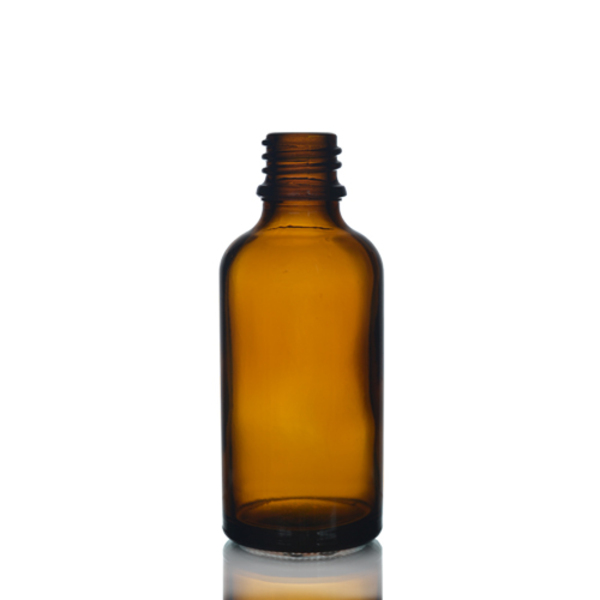 50ml Botol Penitis Kaca Amber & Semburan Pengabut