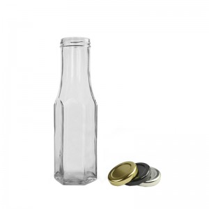 100 ml прозрачна стъклена бутилка мараска (без капачка)