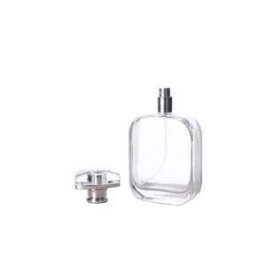 Clear Refillable Glass Spray Perfume Bottle