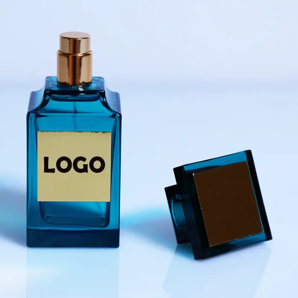 50 ml / 100 ml téglalap alakú férfi parfümös üveg