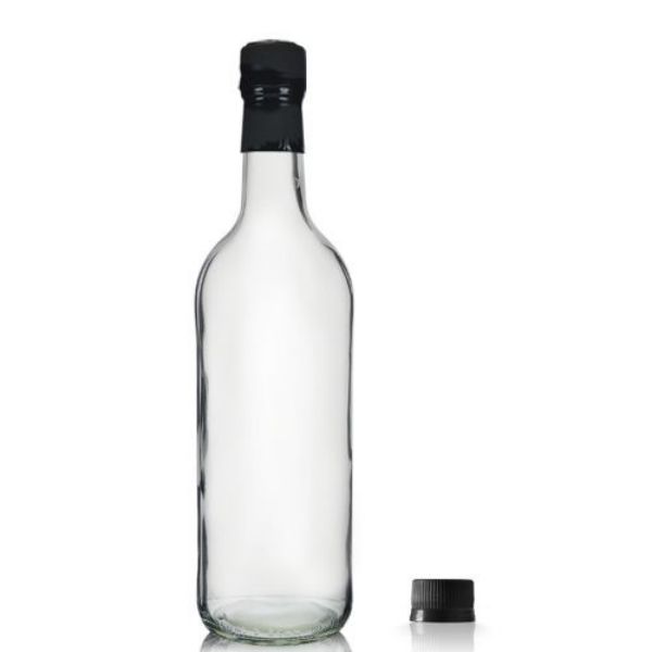 Best Price on Glass Milk Bottle - 500ml Clear Glass Wine Bottle With Screw Cap & Tear Off Wrap – GO WING
